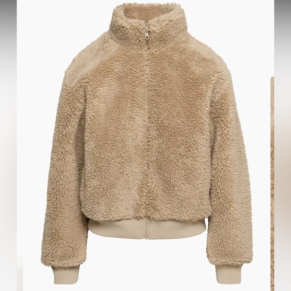 Aritzia Sherpa Fleece Antic Bomber Jacket - Picture 3 of 3